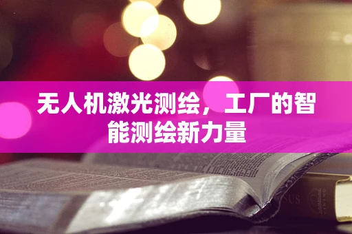无人机激光测绘，工厂的智能测绘新力量