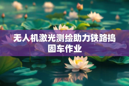 无人机激光测绘助力铁路捣固车作业