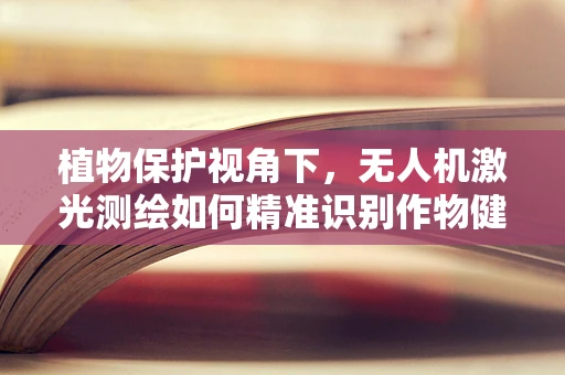 植物保护视角下，无人机激光测绘如何精准识别作物健康状况？