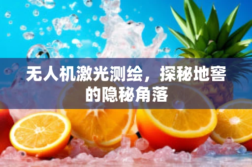 无人机激光测绘，探秘地窖的隐秘角落