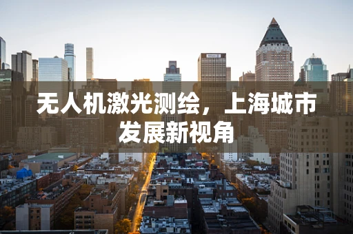 无人机激光测绘，上海城市发展新视角