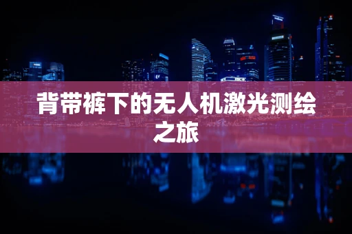 背带裤下的无人机激光测绘之旅