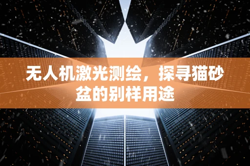 无人机激光测绘，探寻猫砂盆的别样用途