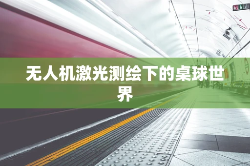 无人机激光测绘下的桌球世界
