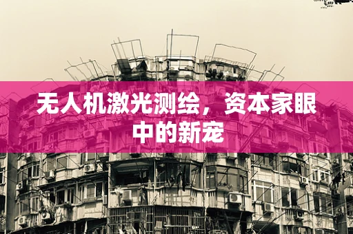 无人机激光测绘，资本家眼中的新宠