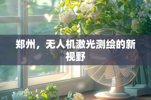 郑州，无人机激光测绘的新视野