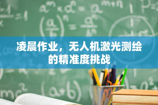 凌晨作业，无人机激光测绘的精准度挑战