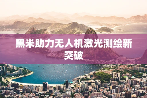 黑米助力无人机激光测绘新突破