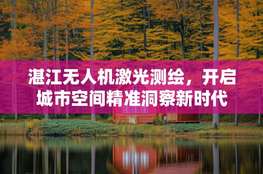 湛江无人机激光测绘，开启城市空间精准洞察新时代