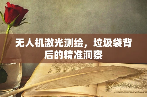 无人机激光测绘，垃圾袋背后的精准洞察