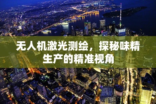 无人机激光测绘，探秘味精生产的精准视角