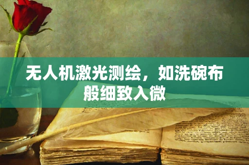 无人机激光测绘，如洗碗布般细致入微