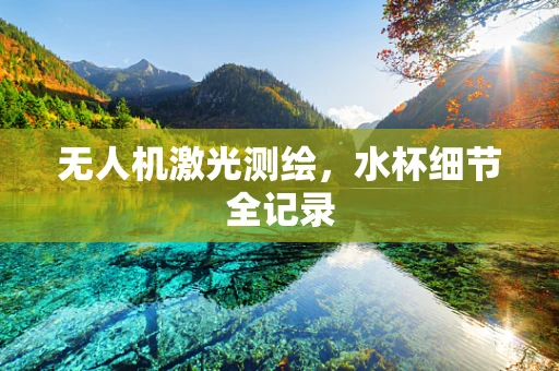 无人机激光测绘，水杯细节全记录