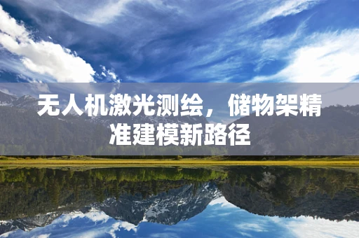 无人机激光测绘，储物架精准建模新路径