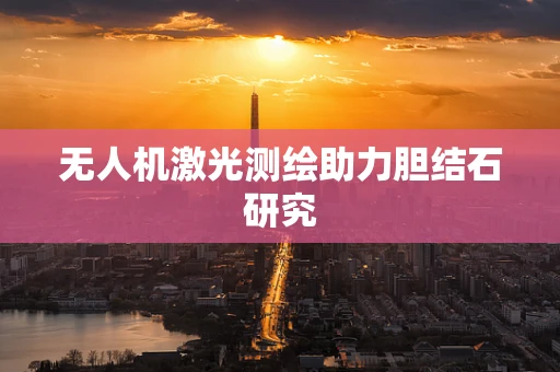 无人机激光测绘助力胆结石研究