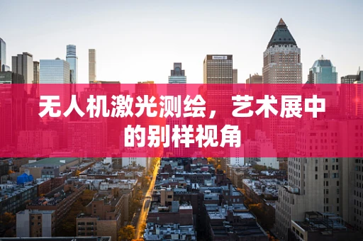 无人机激光测绘，艺术展中的别样视角