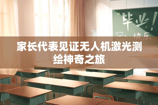 家长代表见证无人机激光测绘神奇之旅