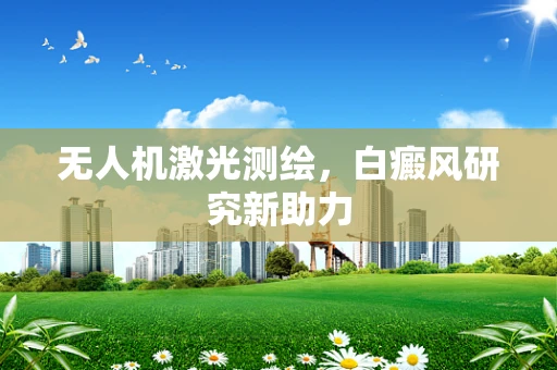 无人机激光测绘，白癜风研究新助力