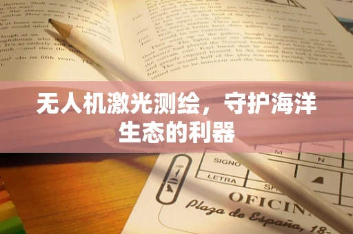 无人机激光测绘，守护海洋生态的利器