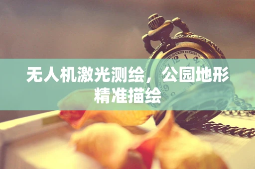 无人机激光测绘，公园地形精准描绘