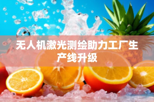 无人机激光测绘助力工厂生产线升级