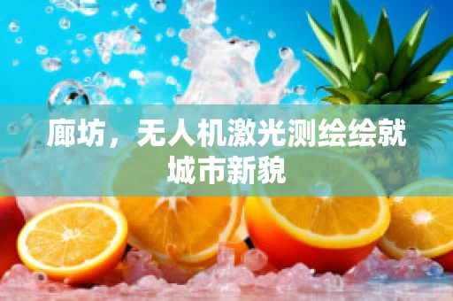 廊坊，无人机激光测绘绘就城市新貌