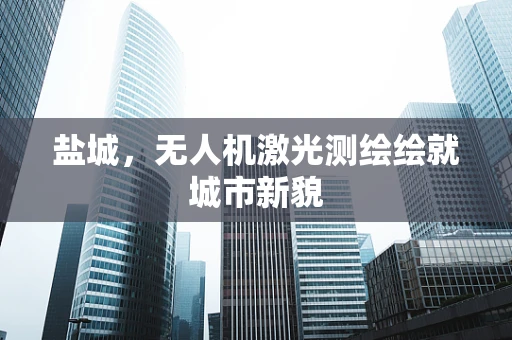 盐城，无人机激光测绘绘就城市新貌