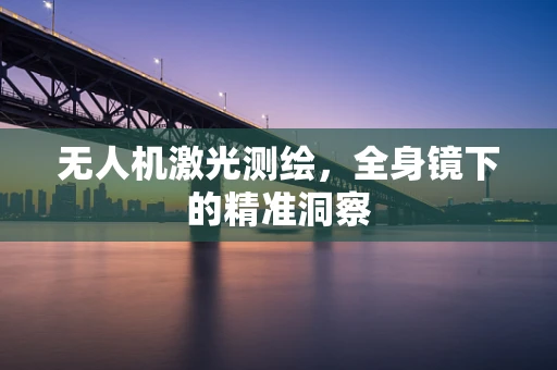 无人机激光测绘，全身镜下的精准洞察