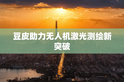 豆皮助力无人机激光测绘新突破