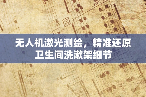 无人机激光测绘，精准还原卫生间洗漱架细节