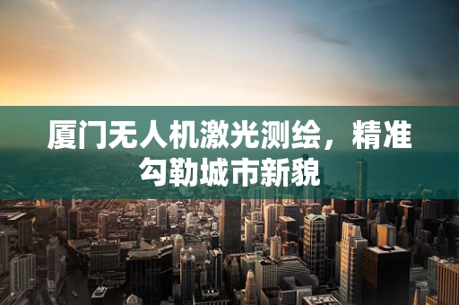 厦门无人机激光测绘，精准勾勒城市新貌
