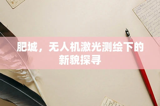 肥城，无人机激光测绘下的新貌探寻