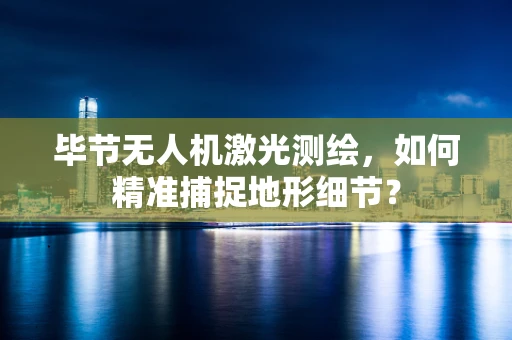 毕节无人机激光测绘，如何精准捕捉地形细节？