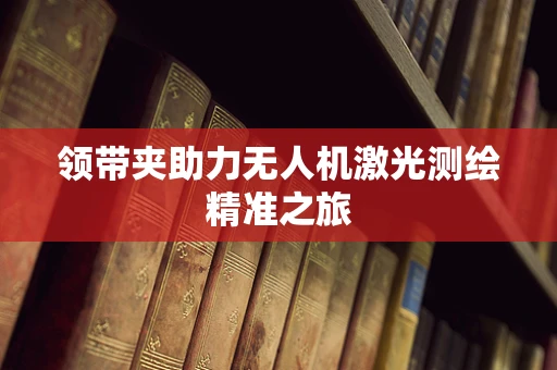 领带夹助力无人机激光测绘精准之旅