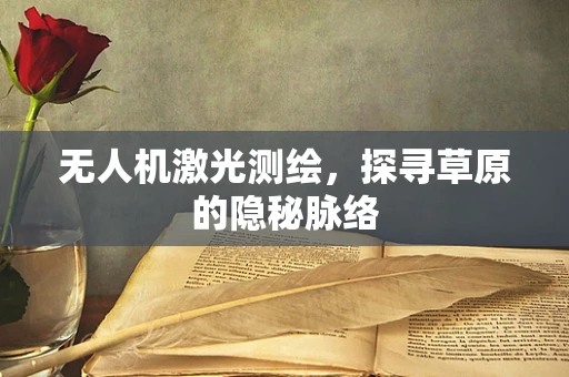 无人机激光测绘，探寻草原的隐秘脉络