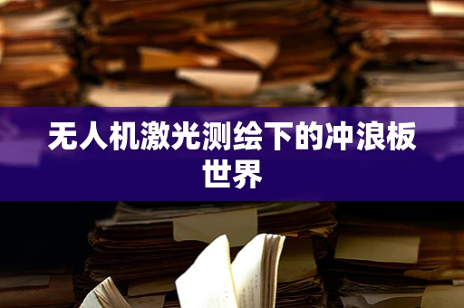 无人机激光测绘下的冲浪板世界
