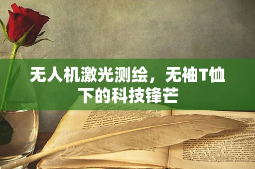 无人机激光测绘，无袖T恤下的科技锋芒