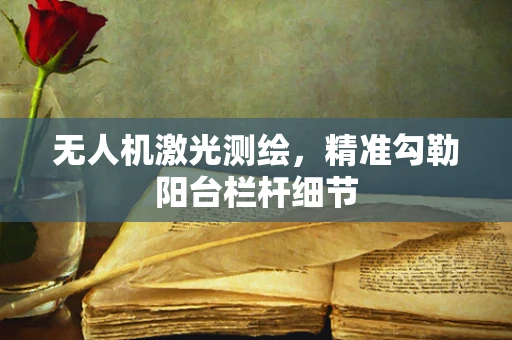 无人机激光测绘，精准勾勒阳台栏杆细节