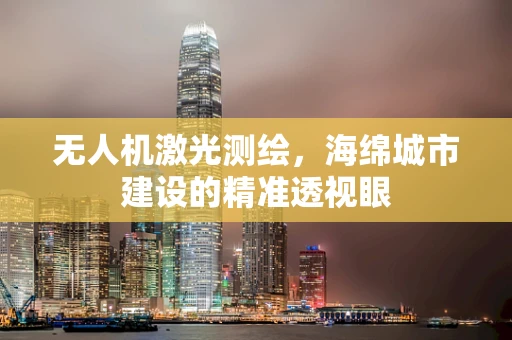 无人机激光测绘，海绵城市建设的精准透视眼