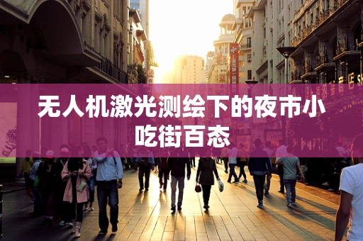 无人机激光测绘下的夜市小吃街百态
