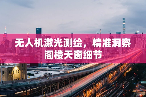 无人机激光测绘，精准洞察阁楼天窗细节
