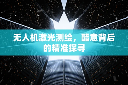 无人机激光测绘，醋意背后的精准探寻