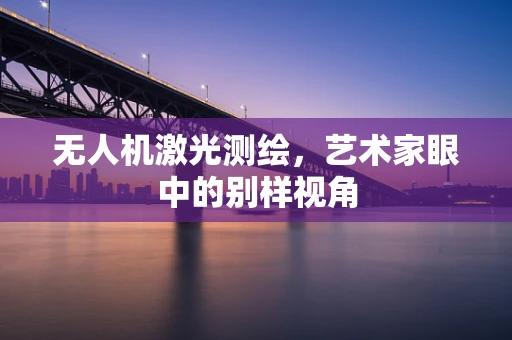 无人机激光测绘，艺术家眼中的别样视角