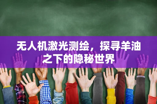 无人机激光测绘，探寻羊油之下的隐秘世界