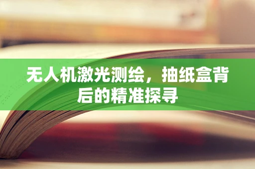 无人机激光测绘，抽纸盒背后的精准探寻